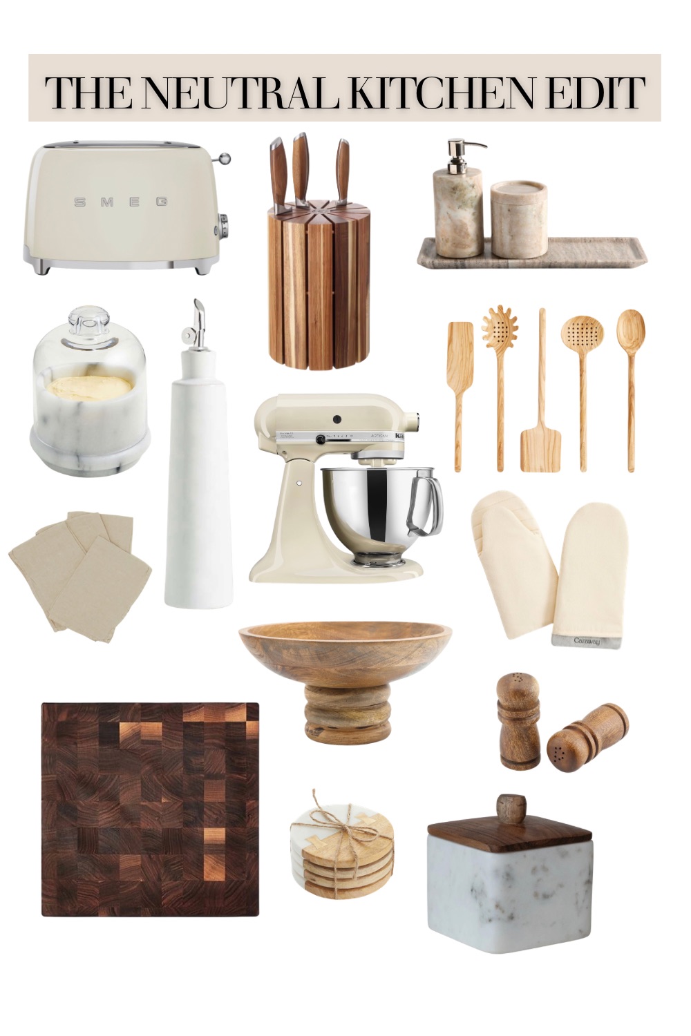 The Neutral Kitchen Edit